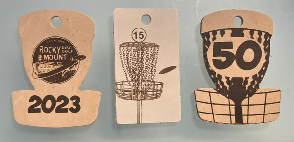 Leather Bag Tags – Phoenix Discs Disc Golf Store